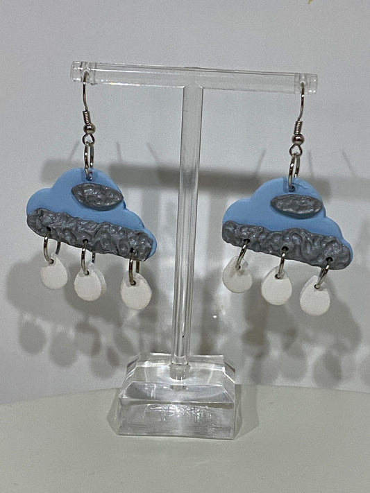 Cloud dangle earrings