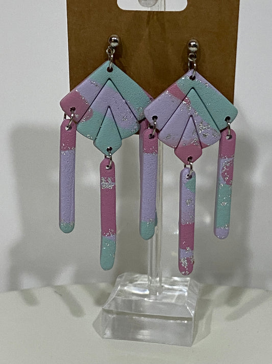 Mermaid themed large dangles